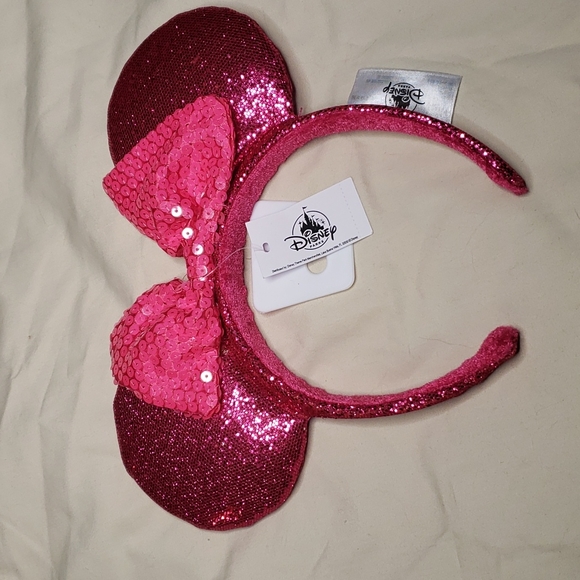 Disney Accessories Disney Minnie Ears Bright Pink Nwt Poshmark